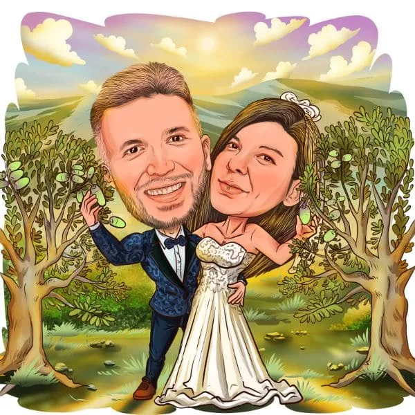 caricatura-matrimonio