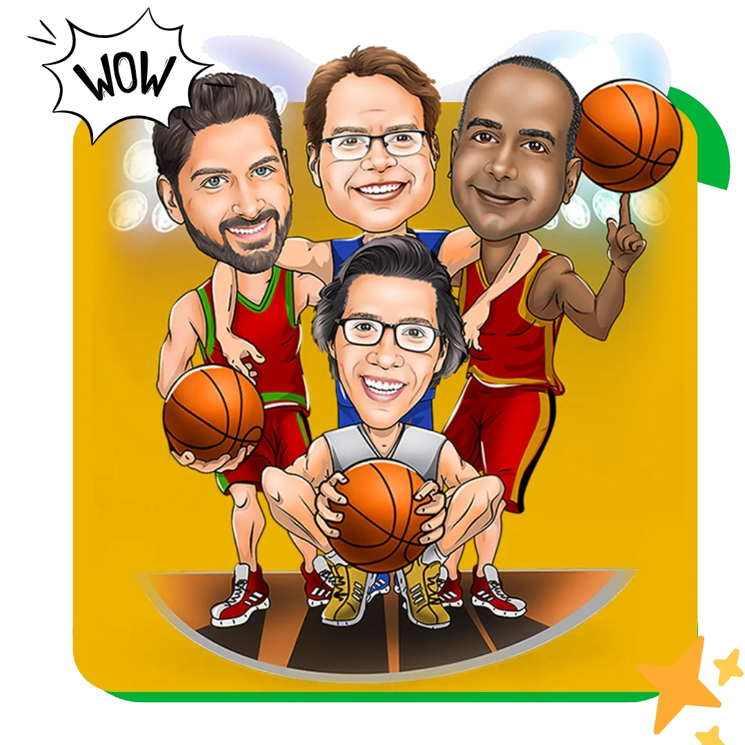 caricatura-di-gruppo