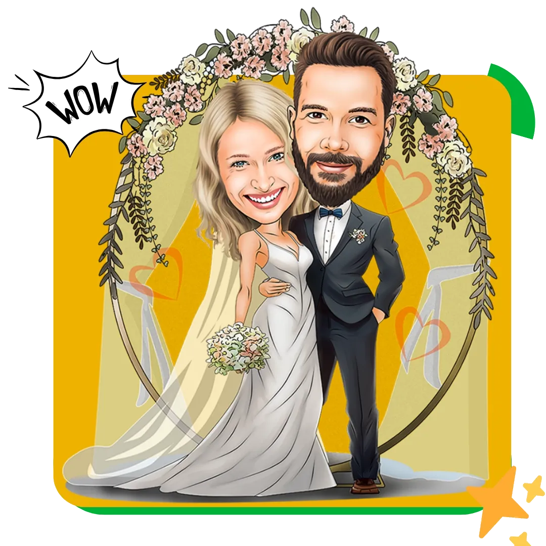 caricature-matrimonio